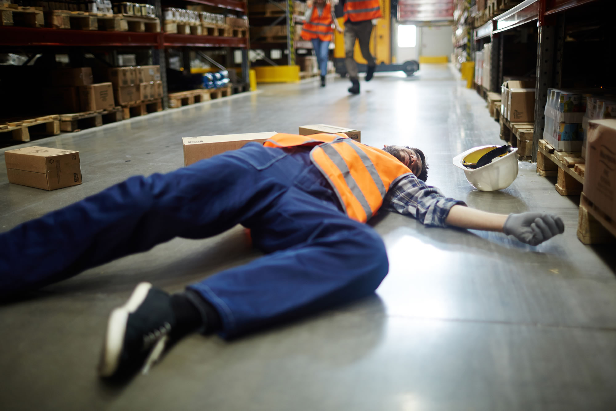 Accident at Work Claims Swindon - Slip, Trip or Fall - slip and trip hazards in the workplace, suing employer for negligence